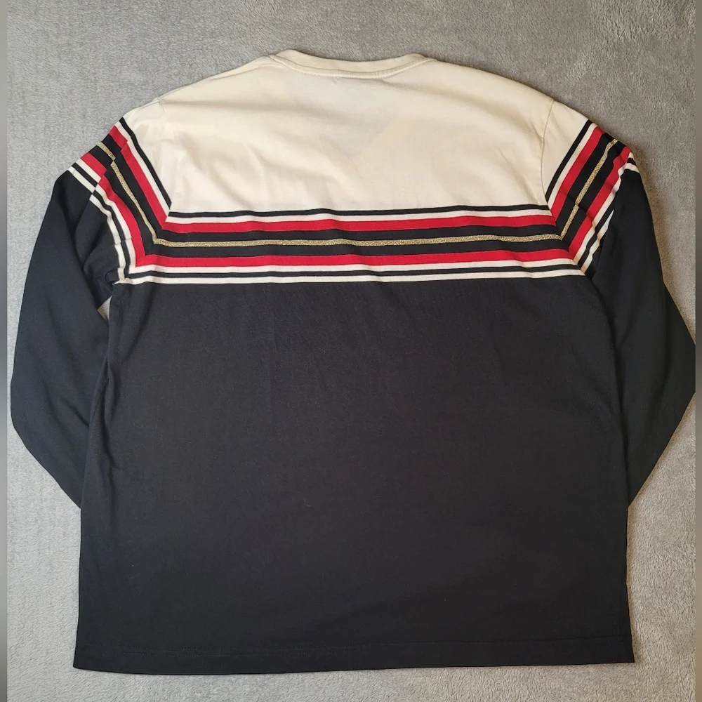 Vintage 90s Tommy Hilfiger Crest Logo Long Sleeve V-Neck. Men's Shirt - Size XL